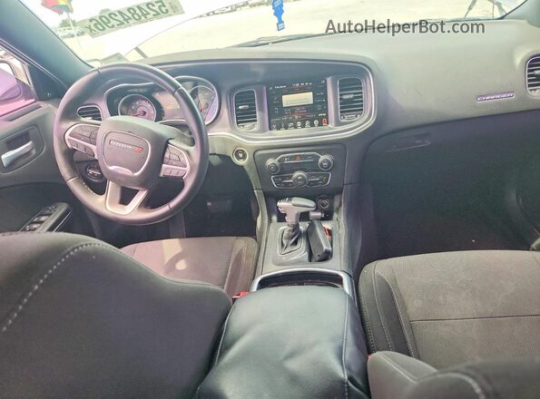 2C3CDXHG7GH286015 2016 DODGE CHARGER Gray წინა პანელის ხედი