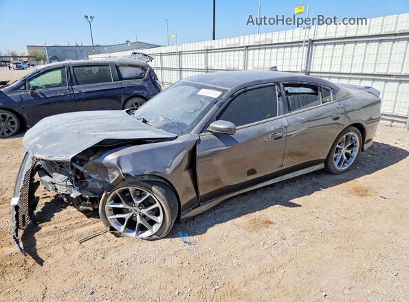 2C3CDXHG7LH187978 2020 DODGE CHARGER Gray Przód lewy