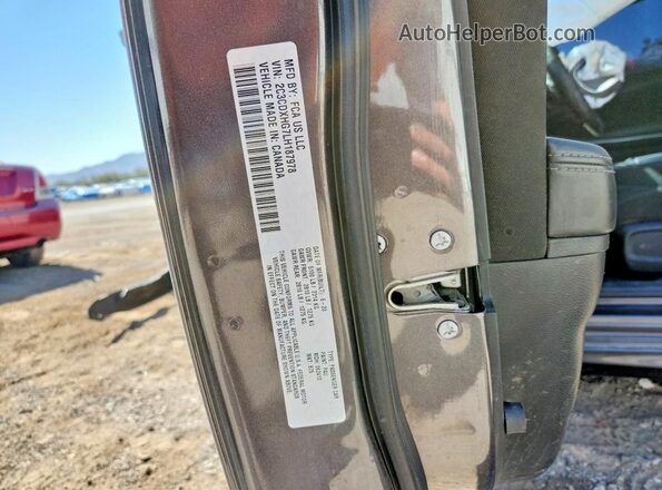 2C3CDXHG7LH187978 2020 DODGE CHARGER Gray Widok naklejki z numerem VIN