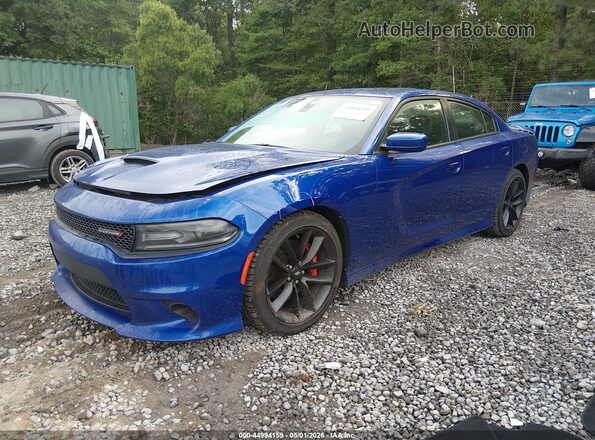 2C3CDXHG7MH613153 2021 DODGE CHARGER Blue Vista tres cuartos delantera izquierda