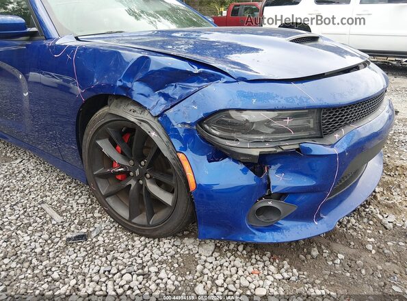 2C3CDXHG7MH613153 2021 DODGE CHARGER Blue Vista frontal