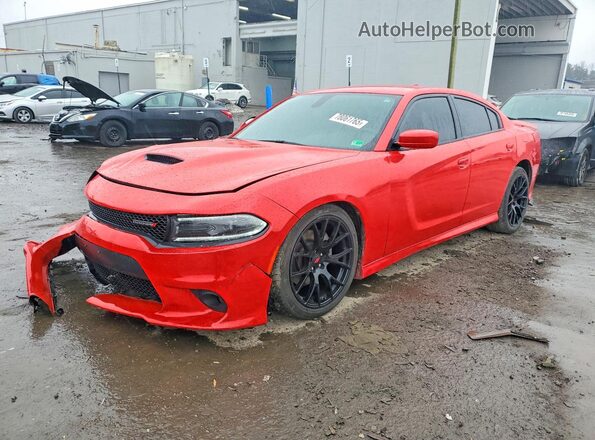 2C3CDXHG7NH106125 2022 DODGE CHARGER Red Առջևի ձախ երեք քառորդ տեսարան