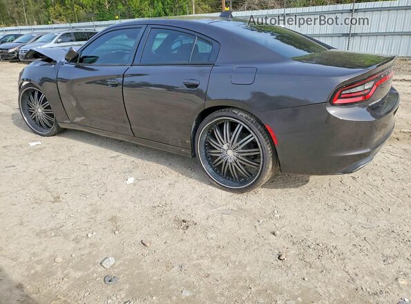 2C3CDXHG8GH222839 2016 DODGE CHARGER Серый Задняя левая четверть