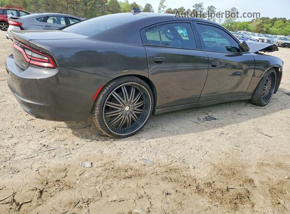 2C3CDXHG8GH222839 2016 DODGE CHARGER Серый Задняя правая четверть