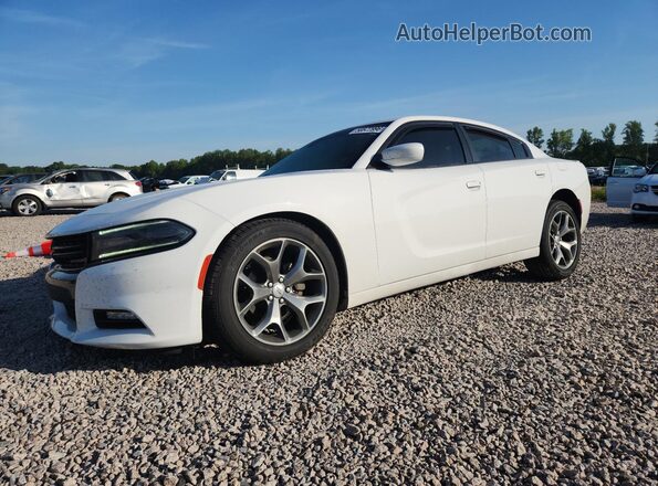2C3CDXHG8HH584249 2017 DODGE CHARGER Белый Передняя левая четверть