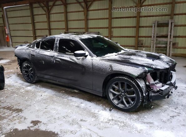 2C3CDXHG8MH579899 2021 DODGE CHARGER Серый Передняя правая четверть