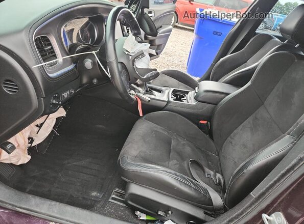 2C3CDXHG8MH640099 2021 DODGE CHARGER Фиолетовый Вид салона спереди