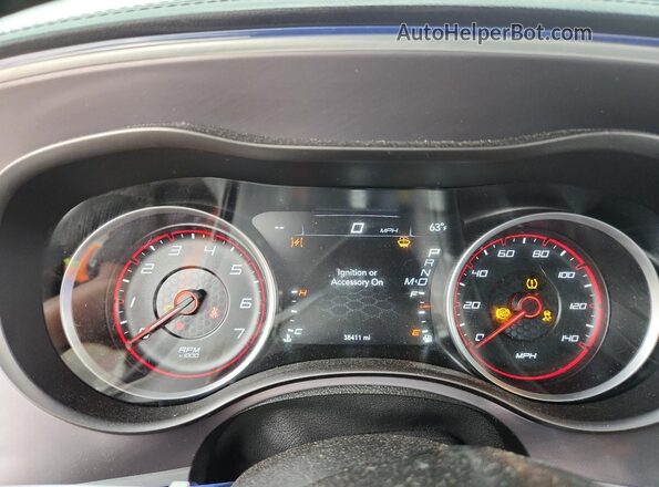 2C3CDXHG8MH640099 2021 DODGE CHARGER Фиолетовый Вид щитка приборов