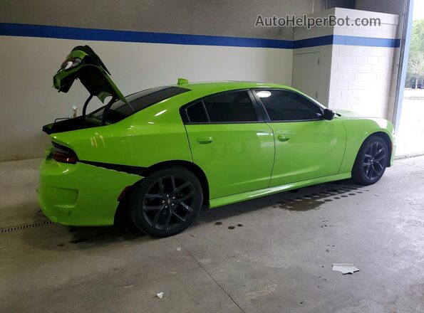 2C3CDXHG8PH541576 2023 DODGE CHARGER Зеленый Задняя правая четверть
