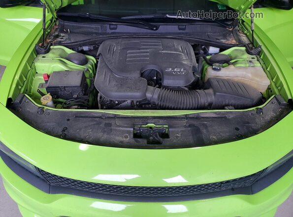 2C3CDXHG8PH541576 2023 DODGE CHARGER Зеленый Вид задней части салона