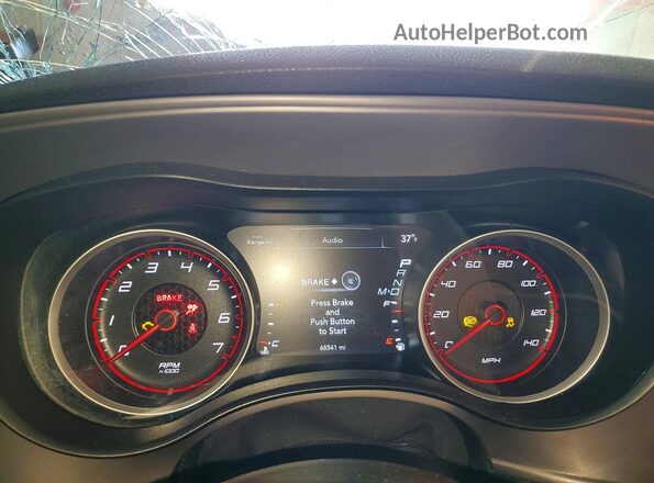 2C3CDXHG8PH560046 2023 DODGE CHARGER Black Вид щитка приладів