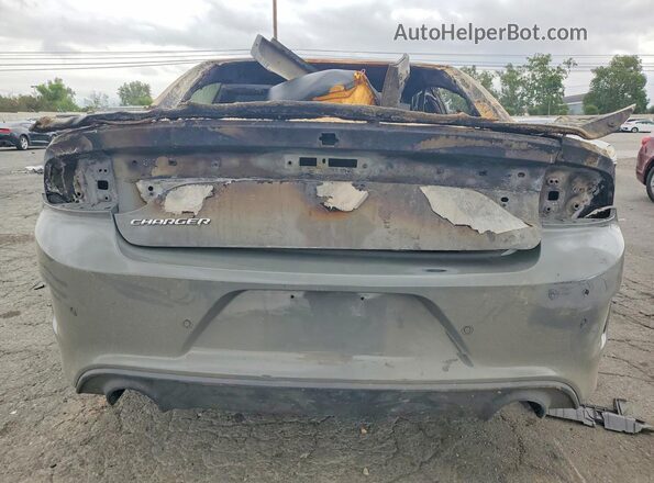 2C3CDXHG9HH549333 2017 DODGE CHARGER Gray Rear view