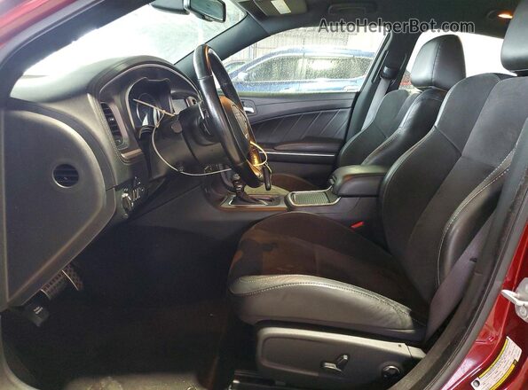 2C3CDXHG9LH251874 2020 DODGE CHARGER Бордовый Вид салона спереди
