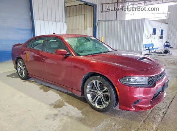 2C3CDXHG9LH251874 2020 DODGE CHARGER Бордовый Передняя правая четверть