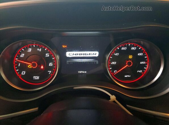 2C3CDXHG9LH251874 2020 DODGE CHARGER Бордовый Вид щитка приборов