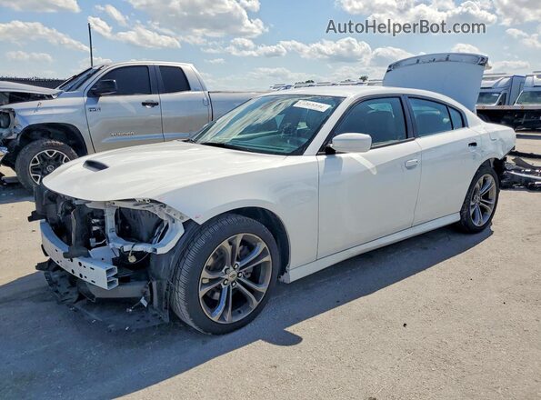 2C3CDXHG9MH519260 2021 DODGE CHARGER White Przód lewy