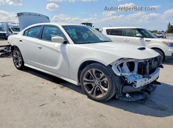 2C3CDXHG9MH519260 2021 DODGE CHARGER White Przód prawy