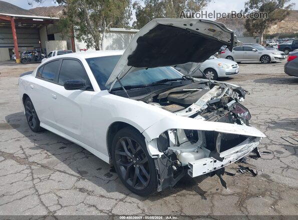 2C3CDXHG9MH673046 2021 DODGE CHARGER Белый Передняя правая четверть