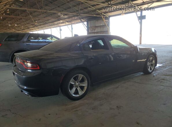 2C3CDXHGXHH523968 2017 DODGE CHARGER Черный Задняя правая четверть