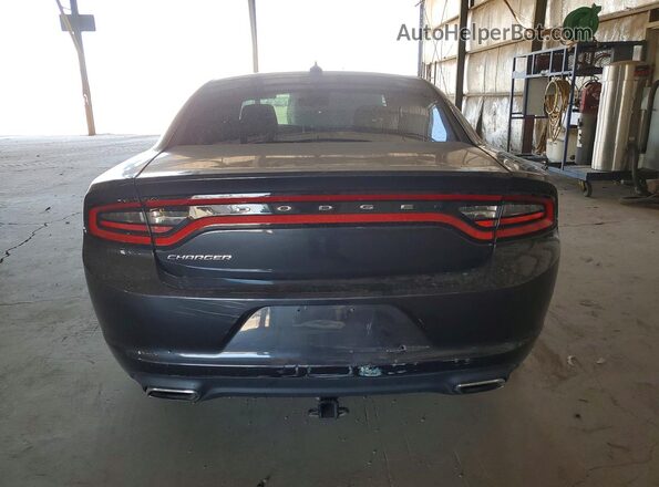 2C3CDXHGXHH523968 2017 DODGE CHARGER Черный Вид сзади
