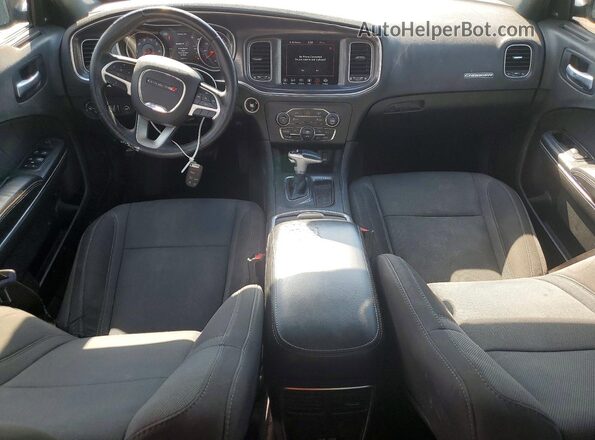 2C3CDXHGXJH128744 2018 DODGE CHARGER Black Вид панелі приладів