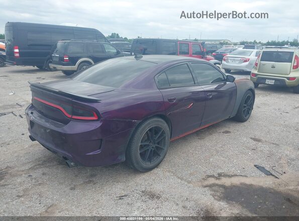 2C3CDXHGXKH608784 2019 DODGE CHARGER Purple Tył prawy
