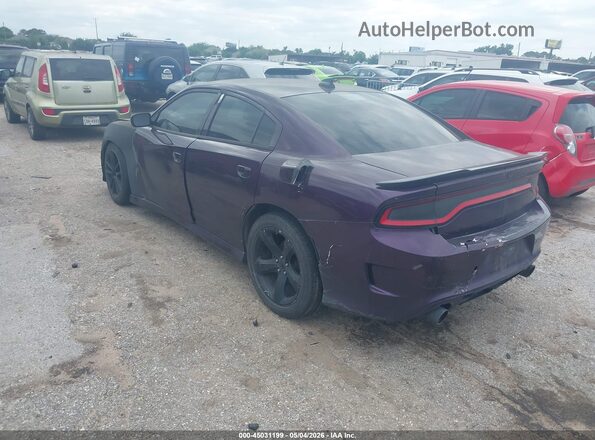 2C3CDXHGXKH608784 2019 DODGE CHARGER Purple Tył lewy