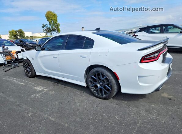 2C3CDXHGXKH710568 2019 DODGE CHARGER White Trasero izquierdo