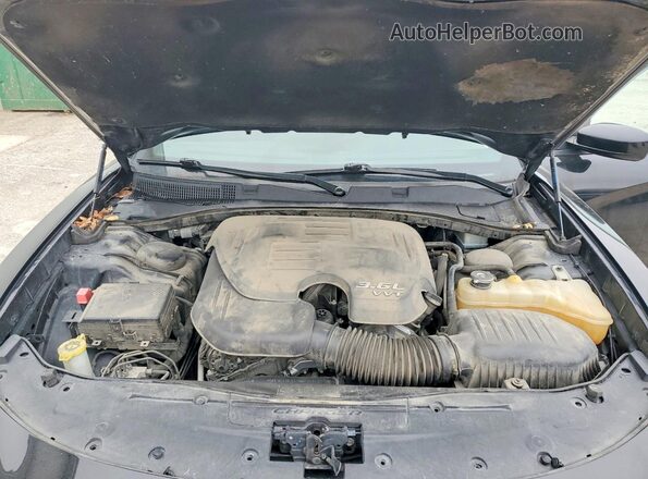 2C3CDXJG0HH526324 2017 DODGE CHARGER Черный Вид задней части салона