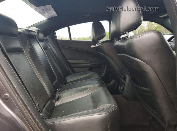 2C3CDXJG0HH630571 2017 DODGE CHARGER Gray უკანა სავარძლების ხედი