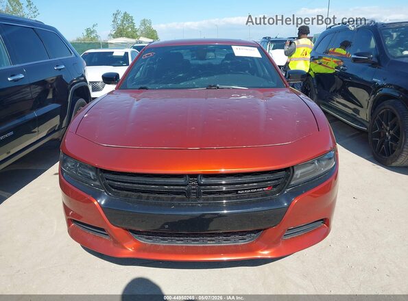 2C3CDXJG0LH205182 2020 DODGE CHARGER Оранжевый Вид щитка приборов