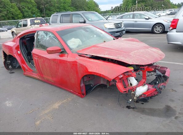 2C3CDXJG1GH160937 2016 DODGE CHARGER Красный Передняя правая четверть