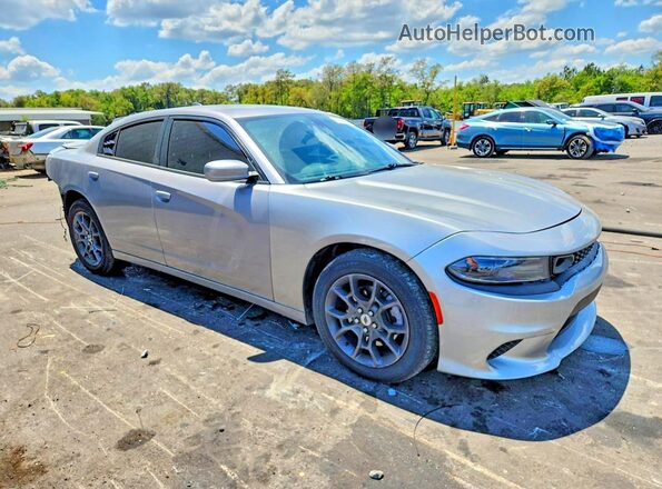 2C3CDXJG1JH193556 2018 DODGE CHARGER Серебряный Передняя правая четверть