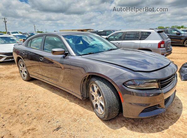 2C3CDXJG2GH180937 2016 DODGE CHARGER Gray Передня права чверть