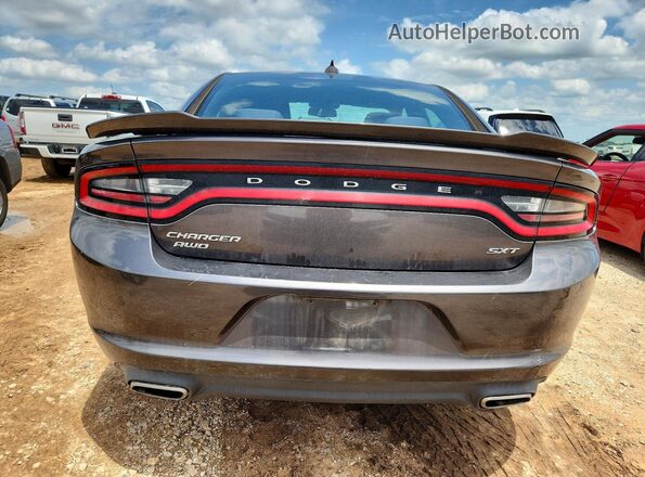 2C3CDXJG2GH180937 2016 DODGE CHARGER Gray Вид ззаду