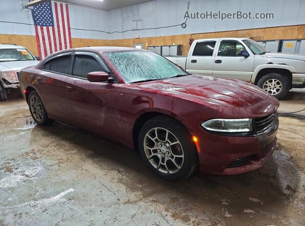 2C3CDXJG2HH538362 2017 DODGE CHARGER Бордовый Передняя правая четверть