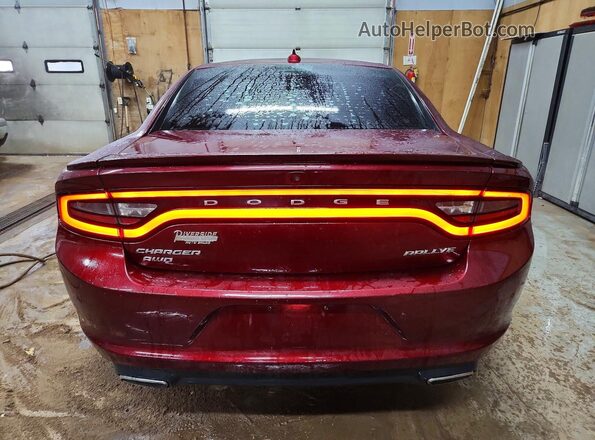 2C3CDXJG2HH538362 2017 DODGE CHARGER Бордовый Вид сзади