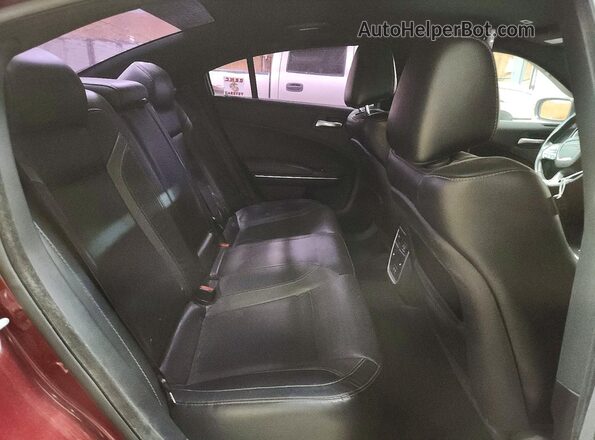 2C3CDXJG2HH538362 2017 DODGE CHARGER Бордовый Вид задних сидений