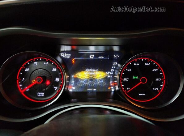 2C3CDXJG2HH538362 2017 DODGE CHARGER Бордовый Вид щитка приборов