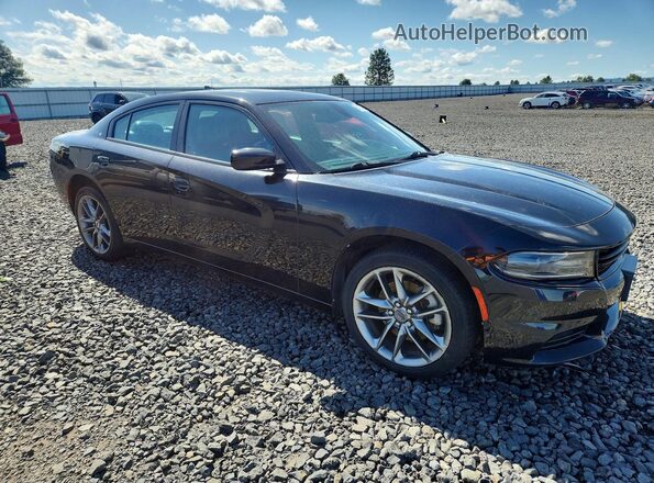 2C3CDXJG2MH549517 2021 DODGE CHARGER Black Delantero derecho