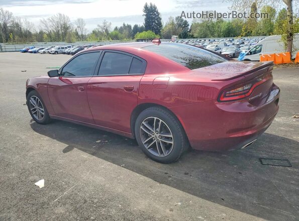 2C3CDXJG4KH757900 2019 DODGE CHARGER Красный Задняя левая четверть