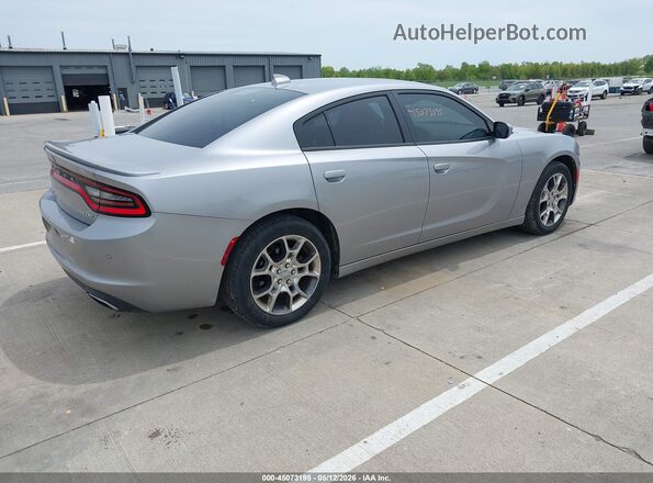 2C3CDXJG6GH229296 2016 DODGE CHARGER Серебряный Задняя правая четверть