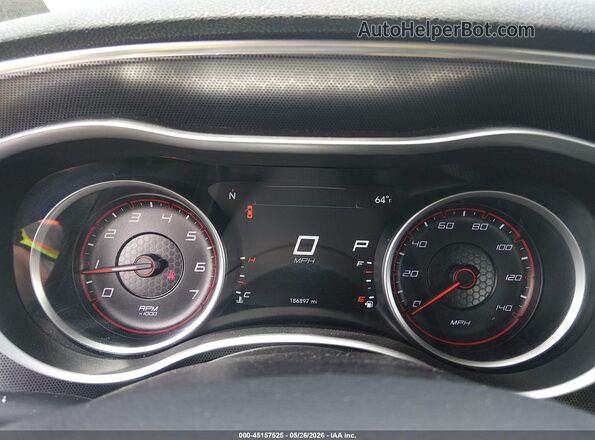 2C3CDXJG6GH267885 2016 DODGE CHARGER Серый Вид задних сидений