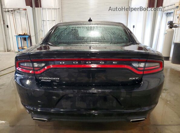 2C3CDXJG7GH304023 2016 DODGE CHARGER Black Widok z tyłu