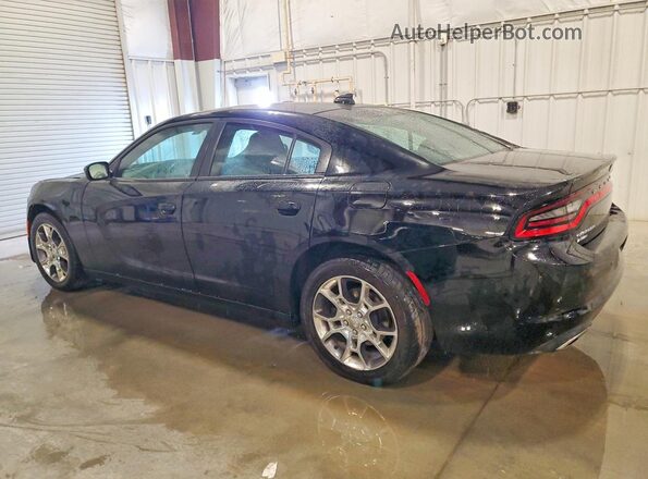 2C3CDXJG7GH304023 2016 DODGE CHARGER Black Tył lewy