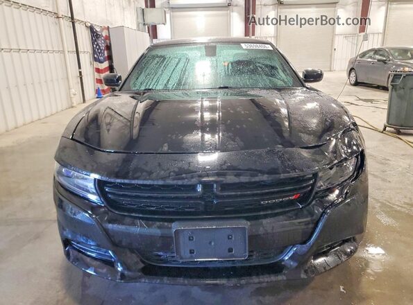 2C3CDXJG7GH304023 2016 DODGE CHARGER Black Widok z przodu