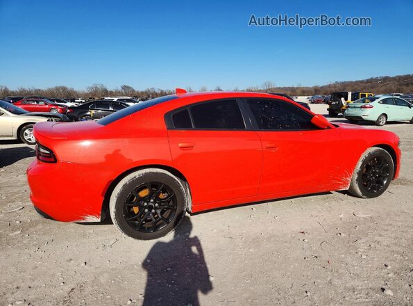 2C3CDXJG7GH357630 2016 DODGE CHARGER Orange Trasero derecho