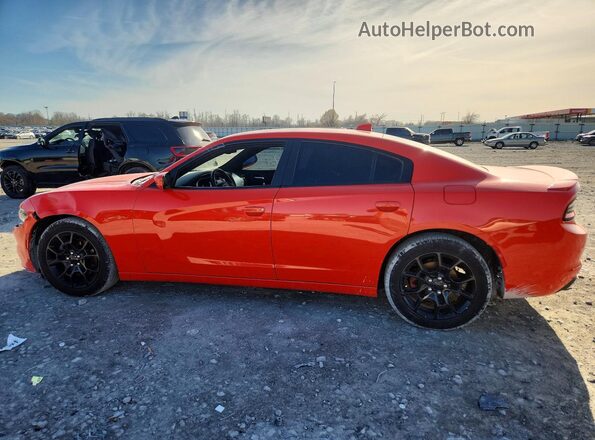 2C3CDXJG7GH357630 2016 DODGE CHARGER Orange Trasero izquierdo