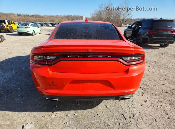 2C3CDXJG7GH357630 2016 DODGE CHARGER Orange Vista trasera
