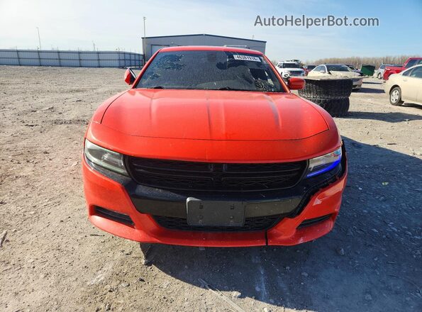 2C3CDXJG7GH357630 2016 DODGE CHARGER Orange Vista frontal
